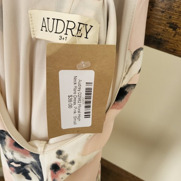 Audrey 3+1 Burst Me with Plenty Roses Front Slit Tie Waist Floral Maxi Dress
